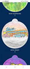 Art student Giselle Faria’s drawing of a New Jersey diner was chosen to be put on an ornament.