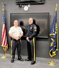 Sheriff Michael Strada, left, with Sgt. Todd Blohm. (Photo provided)