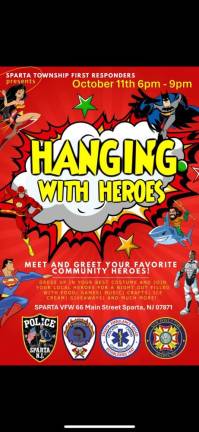 ‘Hanging with Heroes’ on Friday in Sparta