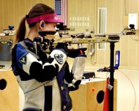Ashlyn Blake of Sparta placed second in the U18 smallbore at the National Junior Olympics in April. (Photos provided)