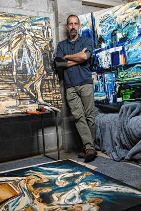 Dennis Dalelio is a visual artist and art educator known for large-scale oil and acrylic works. (Photo provided)