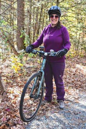 West Milford resident Colleen Benedetto, who<b> </b>bicycles on Clinton Road, really likes the road and doesn’t find anything scary about it - other than crazy drivers.