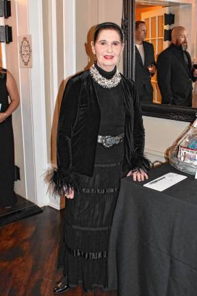 Virginia ‘Ginnie’ Littell, founder of Ginnie’s House Children’s Advocacy Center, at the nonprofit organization’s Black &amp; White Ball fundraiser Saturday, Nov. 2. (Photos by Maria Kovic)