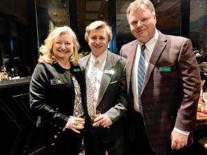 Kathy Esposito, Ed DiTomasso and Lou Esposito at a recent Open that Bottle Night at the Hudson Farm Club. (Photo provided)