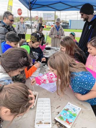 Students learn about a wide range of environmental topics at the 17th annual Earth Day Celebration on April 19 at the Sussex County Municipal Utilities Authority in Lafayette. (Photos provided)