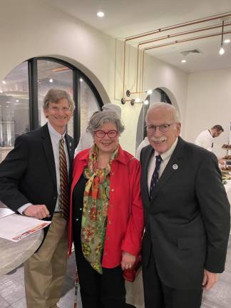 FD1 From left are Jon Connolly, Sussex County Community College president, and Lorraine and Tim Parker. Retired Superior Court Judge Lorraine Parker is a SCCC Foundation board member. (Photos provided)