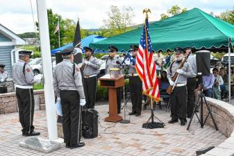 The 11th annual Sussex County Municipal Utilities Authority American Flag Retirement Ceremony was held Saturday, Sept. 7 at Northern New Jersey Veterans Memorial Cemetery in Sparta. (Photos by Maria Kovic)