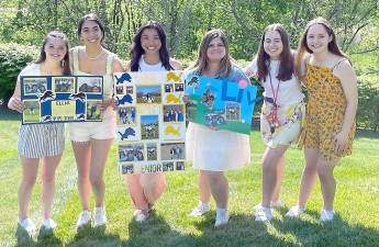 Members of the Pope John girls golf team (Photo provided)