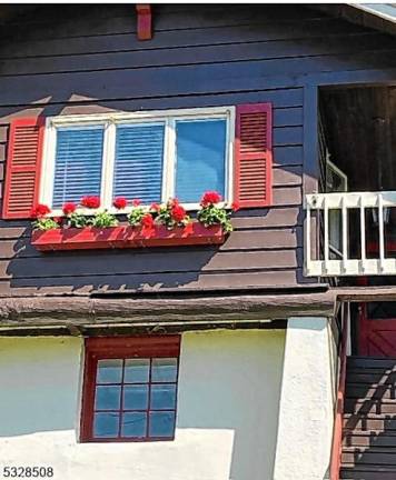 Balcony overlooking Lake Mohawk