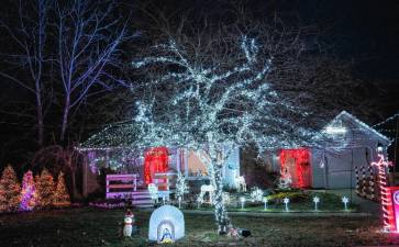 35 Signal Hill Trail, Sparta, winner of the township Parks &amp; Recreation home-decorating contest. (Photos by Nancy Madacsi)