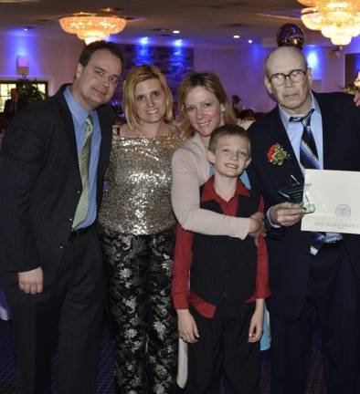 From left are Bert and Joanne Mulder, Lisa Fraser, Derek Mulder and Frank Pinter.