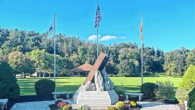 The 9/11 Memorial at Sussex County Community College in Newton. (Photo provided)