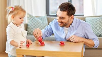 Pretend tea time is one way to keep your toddler engaged.