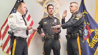 From left: Sheriff Michael F. Strada, Sergeant William Ficacci, Sergeant Scott Haggerty (Photo provided)