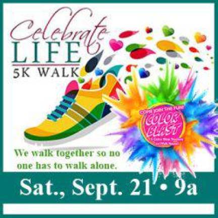 Celebrate A Life 5K Walk is Saturday