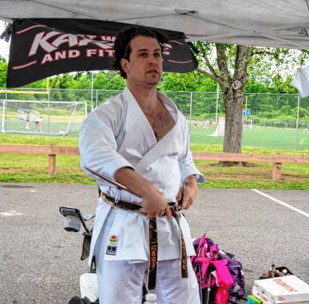 Ryan Beebe of East West Karate and Fitness in Sparta. (Photo by Nancy Madacsi)