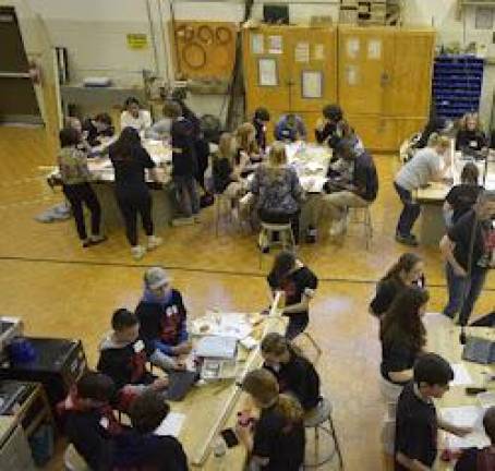 More than a dozen Sussex County schools participated in the STEM League Challenge on April 4 at Wallkill Valley Regional High School.