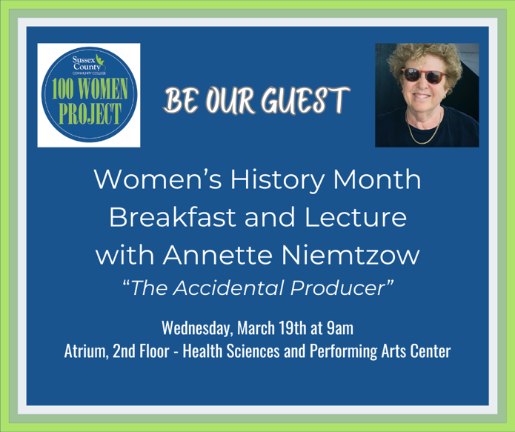 Theater producer to speak at women’s history breakfast