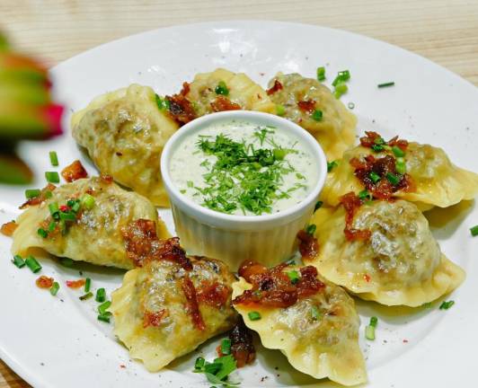 Pierogi and other Ukrainian delights will be served at the Sparta VFW fundraising dinner April 22. (Photo by Eugen Kucheruk)