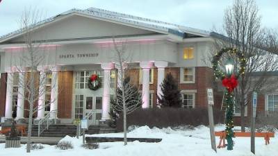 The Sparta Township municipal building as it appeared in December (Photo by Vera Olinski)