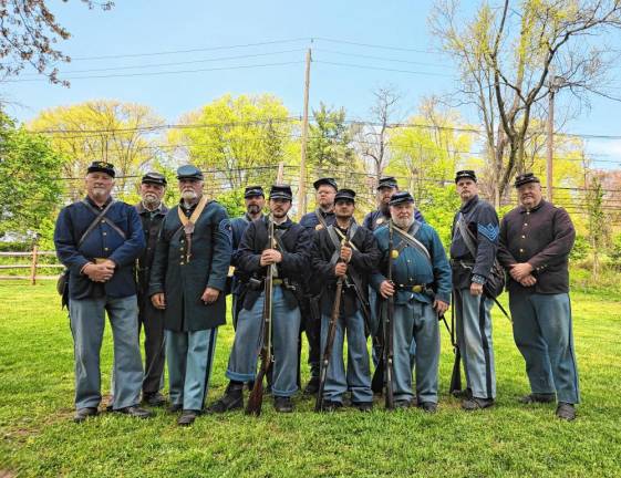Civil War re-enactors will perform fire and drill demonstrations Saturday, June 15 in Sparta. (Photo courtesy of Nancy Madacsi)