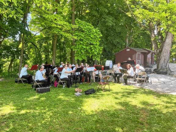 The Franklin Band performs at the annual Miners Day and volunteer appreciation event Sunday, June 9 at the Franklin Mineral Museum. (Photo by Bill Truran)