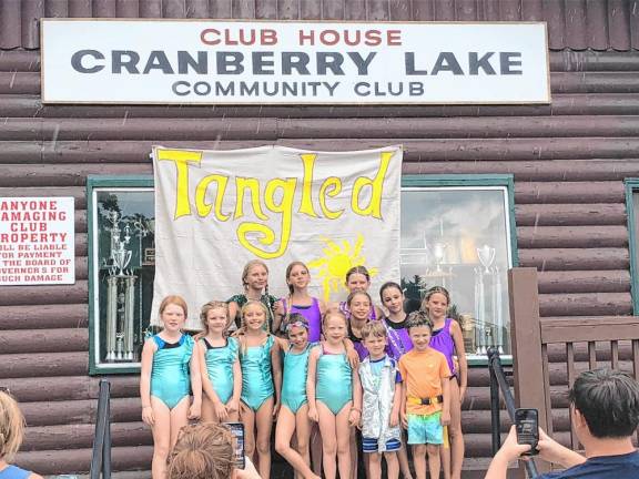 The cast of ‘Tangled,’ which was performed Sunday, Aug. 4 at the Cranberry Lake Community Club in Byram.