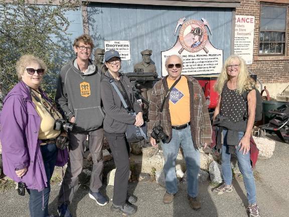 The Vernon Camera Club members meet at the Sterling Hill Mine Museum in Ogdensburg. (Photo provided)