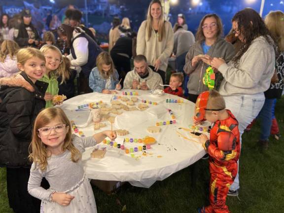 Residents hang out with heroes