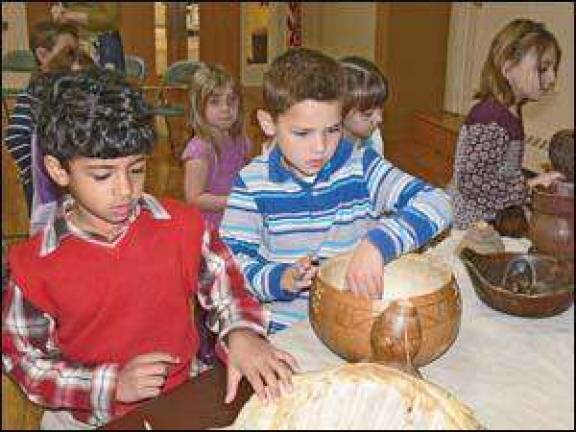 Hilltop students learn about the Lenape