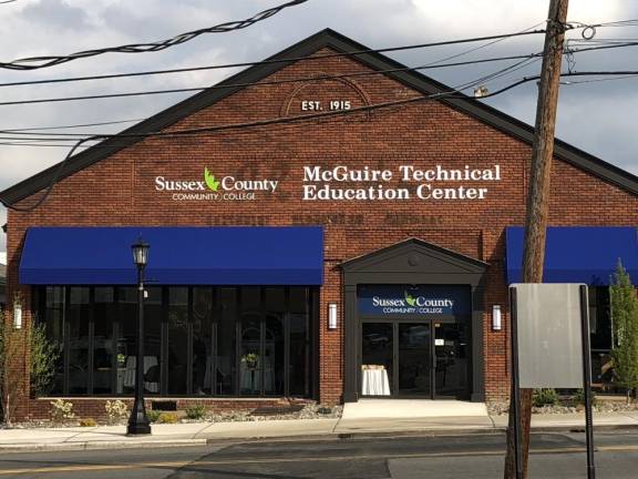 The Sussex County Community College’s McGuire Technical Education Center on Main Street in Newton is at the site of the former McGuire Chevrolet dealership. That auto business dates back to 1915.