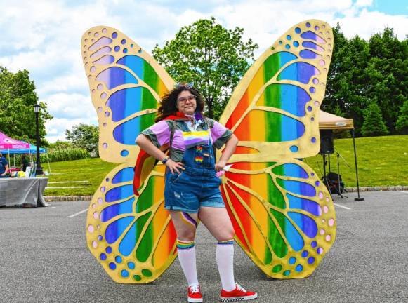 Bee Hardin of Newton poses at the Sussex County Pride Celebration on Saturday, June 8 in Newton.