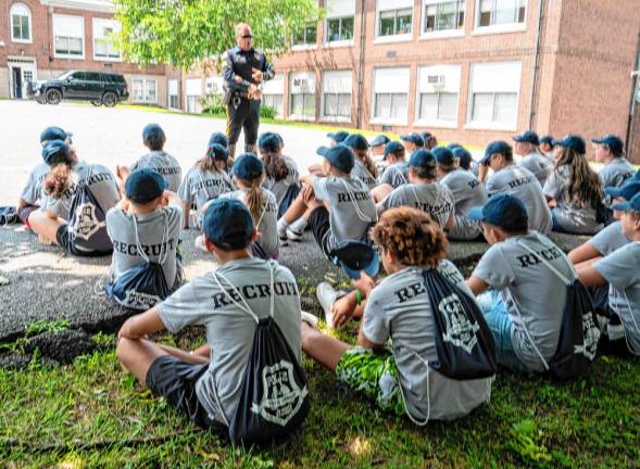 Netcong Police Officer Joe Mattis talks about his duties as a motorcycle officer.