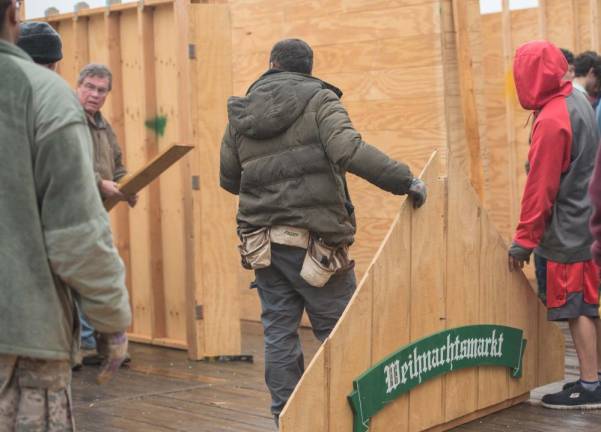 Volunteers prep for German Christmas Market