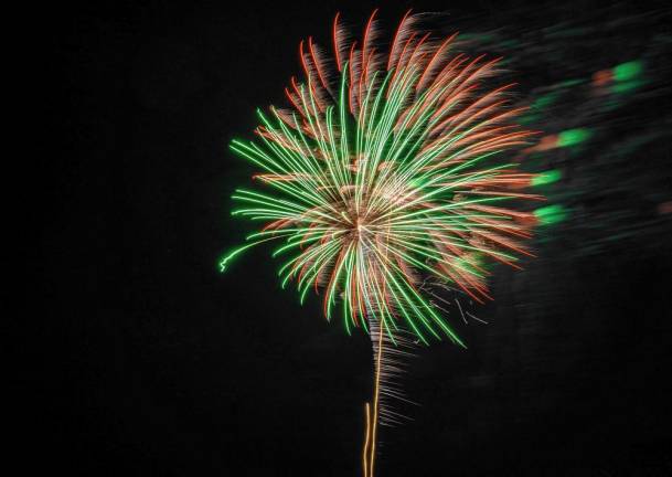 Fireworks at Lake Mohawk