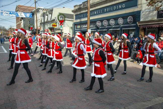 Students at the D'Marge Dance Studio in Newton perform during the annual Holiday Parade on Saturday, Nov. 25. (Photos by John Hester)