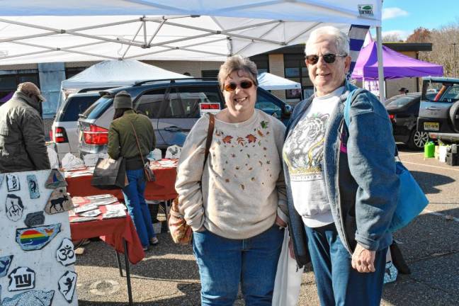 Kristy Vough of Montague and Kathy Fitzgerald of Mount Arlington.