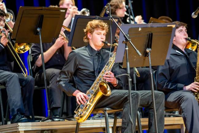 Pope John XXIII High School Jazz Ensemble. (Photo by Sammie Finch)