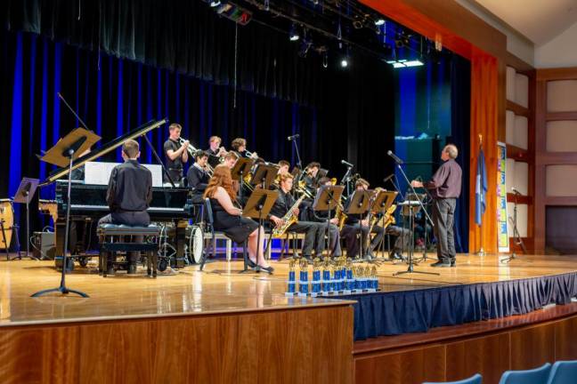 Pope John XXIII High School Jazz Ensemble. (Photo by Sammie Finch)