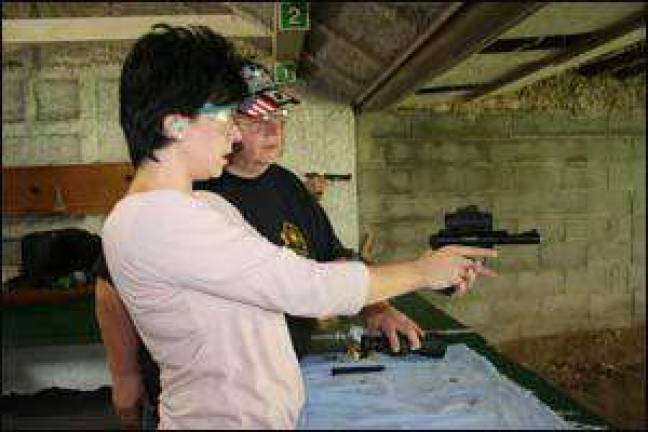 Women and guns on the range