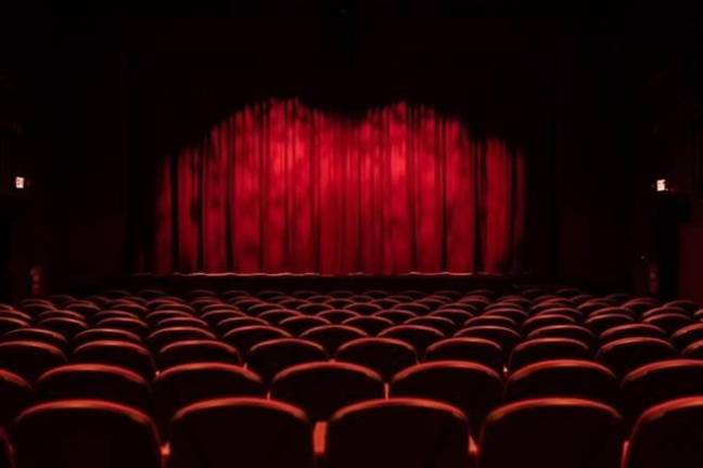 The interior of the newly refurbished Milford Theater (Photo provided)