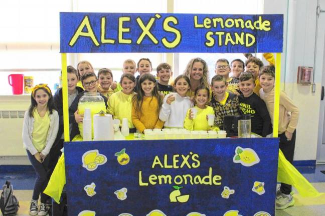 4th-graders raise $2,000 for cancer research