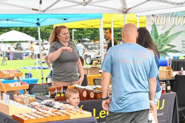 There were vendors, food trucks and children’s activities.