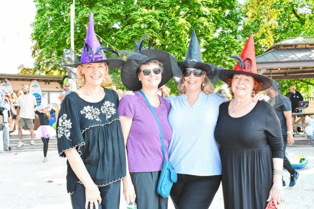 Patti Merkle of Scotch Plains, Kathleen Hambrose of Eastampton, Jamie Korenstein from Lexington, N.C., and Kathleen Gallagher of Lake Mohawk.