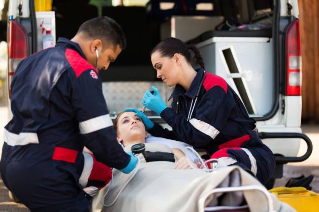 Teens can explore career possibilities in EMS work, as well as police and firefighting. Photo provided