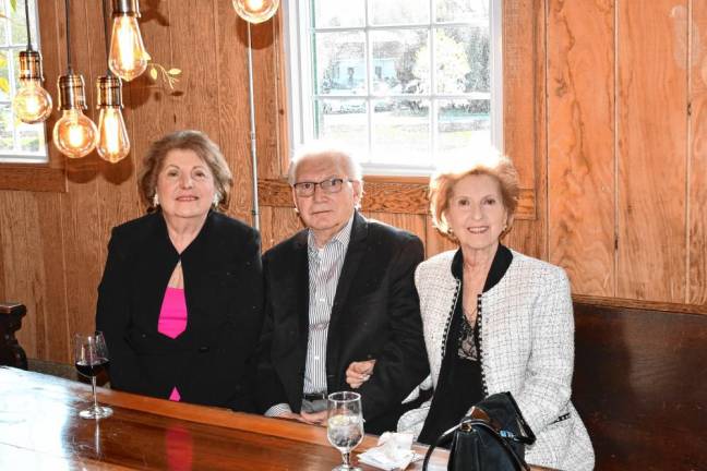 UN3 Josephine Romundo, Alfonso Caliendo and Aurora Digangio.