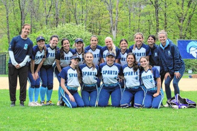 The Sparta High School softball team posted an overall record of 12-11 and went 4-6 in the very difficult Northwest Jersey Athletic Conference American Division. (Photo by Rocco Cortese)