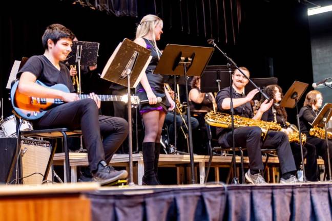 The High Point Regional Jazz Ensemble performs. (Photo by Sammie Finch)