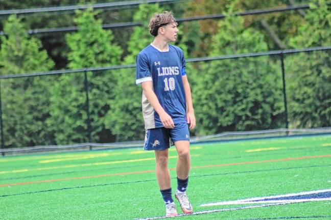 <b>Junior Nicholas Acito is a midfielder who has been on the varsity team for three years.</b>