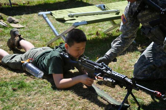 Troop 150 scouts get some hands-on army experience